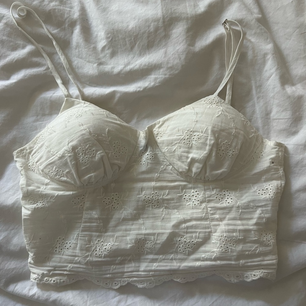 White summer top
